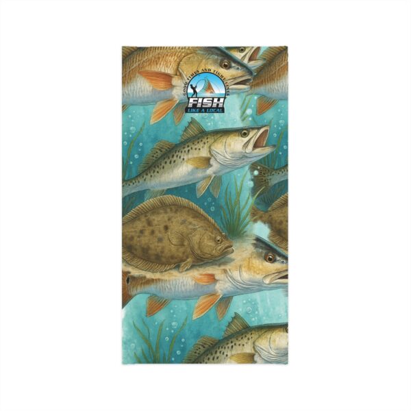 Fish Like a Local Inshore Slam Series Performance Neck Gaiter – UPF 50+ Sun Protection, Moisture-Wicking Fishing Face Shield