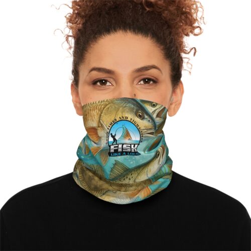 Fish Like a Local Inshore Slam Series Performance Neck Gaiter – UPF 50+ Sun Protection, Moisture-Wicking Fishing Face Shield