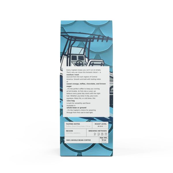 Fish Like a Local “Let ’Er Eat” Coffee – Medium Roast Central American Blend | Bold, Smooth Fuel for Fishermen & Adventurers