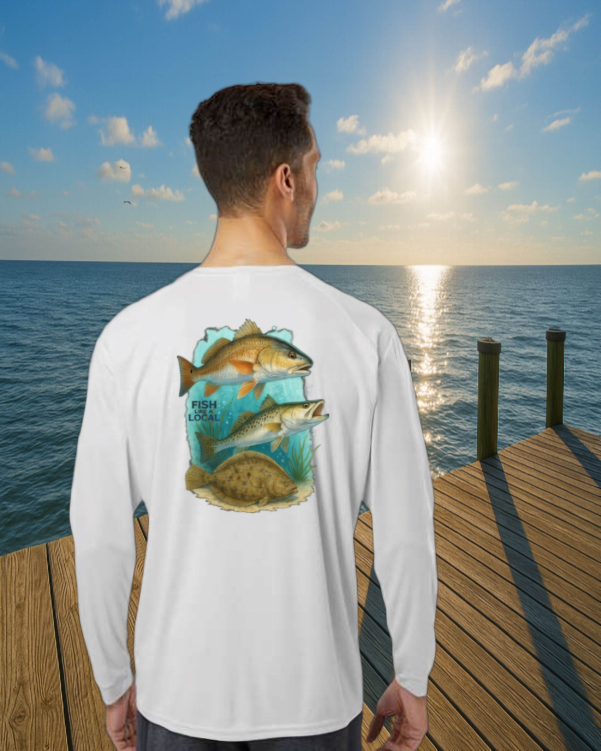Fish Like a Local Inshore Slam Performance Fishing Shirt – UPF 50+ & Moisture-Wicking (Copy)