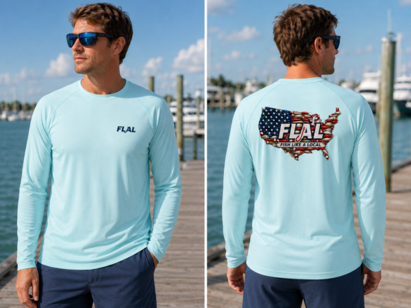 ChatGPT Image Jun 21, 2026, 08_36_11 PM (1) Fish Like a Local Fishing Lure American Flag Performance Fishing Shirt – UPF 50+ & Moisture-Wicking